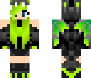 lime enderdragon girl