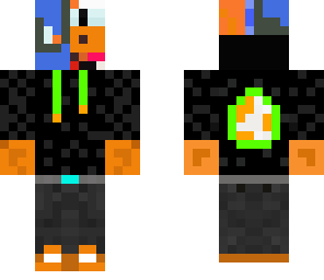 wyldyoshi black jacket neon egg headphones