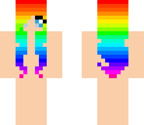 rainbow hair base