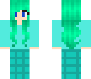 blue mermaid