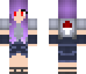 purple hair sasuke girl