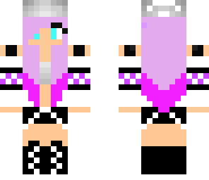 fixed cute purple girl skin
