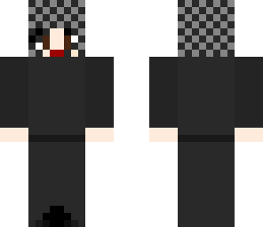 bride in black