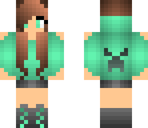 redited herobrine girl with eyes
