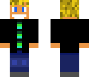blonde boy with jacket