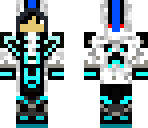 neon blue hood teen