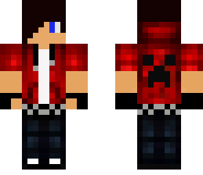 red teen w hoodie