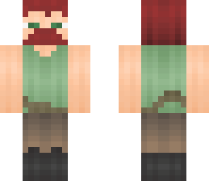 red haired burgly man