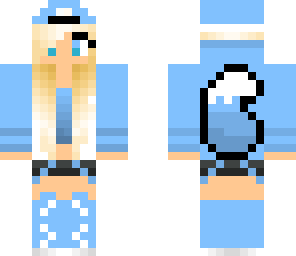 blue fox girl
