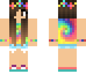 tie dye girl