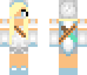 cute blonde assassin girl