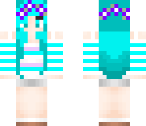 blue girl