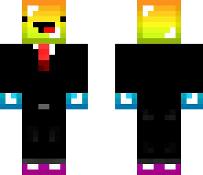 rainbow derp with a tuxedo