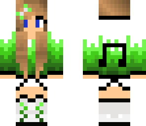 green headphone girl