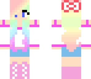 edited rainbow girl