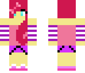 sweet violet-pink girl