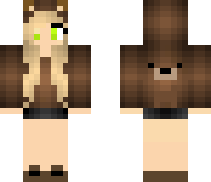 bear girl - green eyes