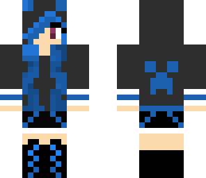 blue creeper girl