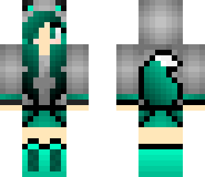 turquoise wolf girl