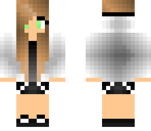 black and white hoodie girl