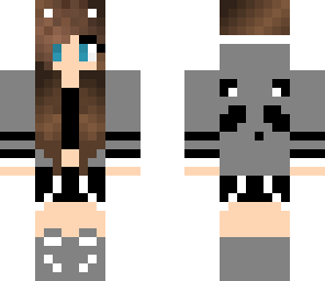 grey panda girl