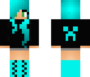 creeper girl aqua