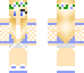 blue girl