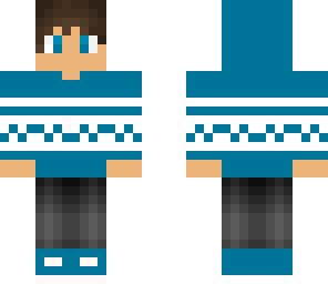 jacob's christmas and  new year skin with hoody