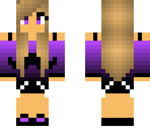 purple moustache ombre