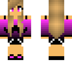 pink ombre moustache