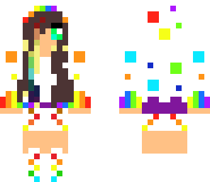rainbow cupcake