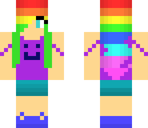 rainbow girl