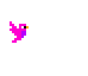 pink bird