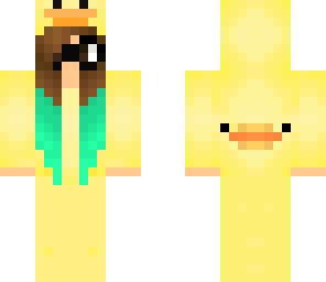 a cute duck girl onesie