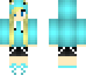 cute girl with blue hoodie