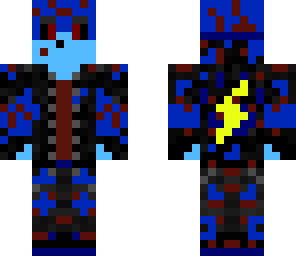 evil wolf boy blue