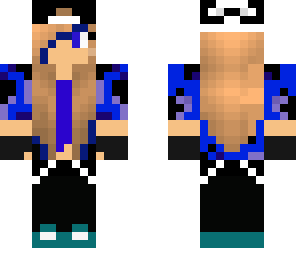blue army jacket girl