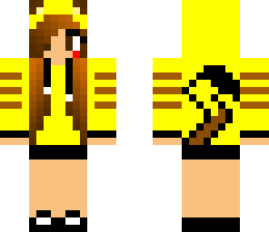 pika pikachu edited someones skin