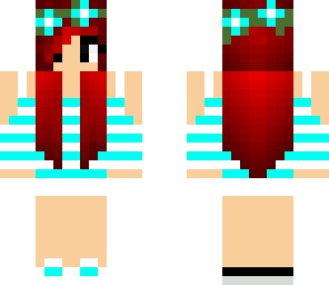 flower stripe girl
