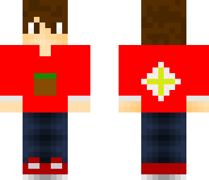 boy with red shirt
