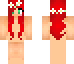 flower girl red head base