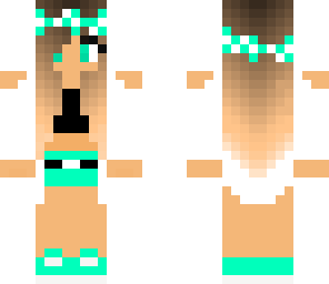 edit cute green girl