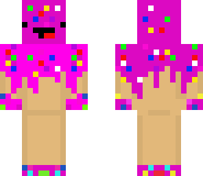 pink frosted sprikly dounut boy