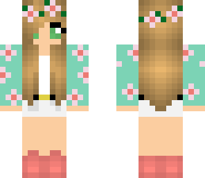 pretty flower vintage girl
