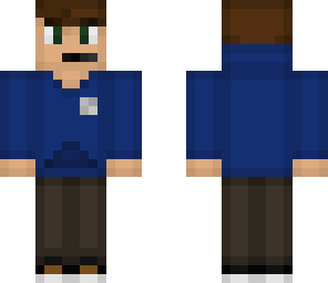 blue hoodie