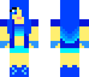 blue girl