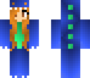 blue dino skin