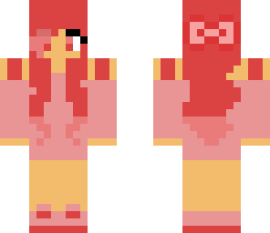 pink and red black girl