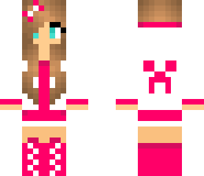 cute pink creeper girl