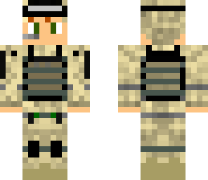 desert camoflauge soldier